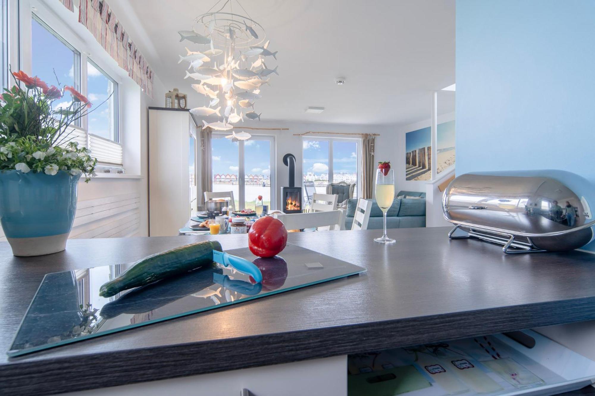 Ferienhaus Lieblingsplatz By Seeblick Ferien Oro, Direkte Wasserlage,Sauna,Kamin Olpenitz Esterno foto